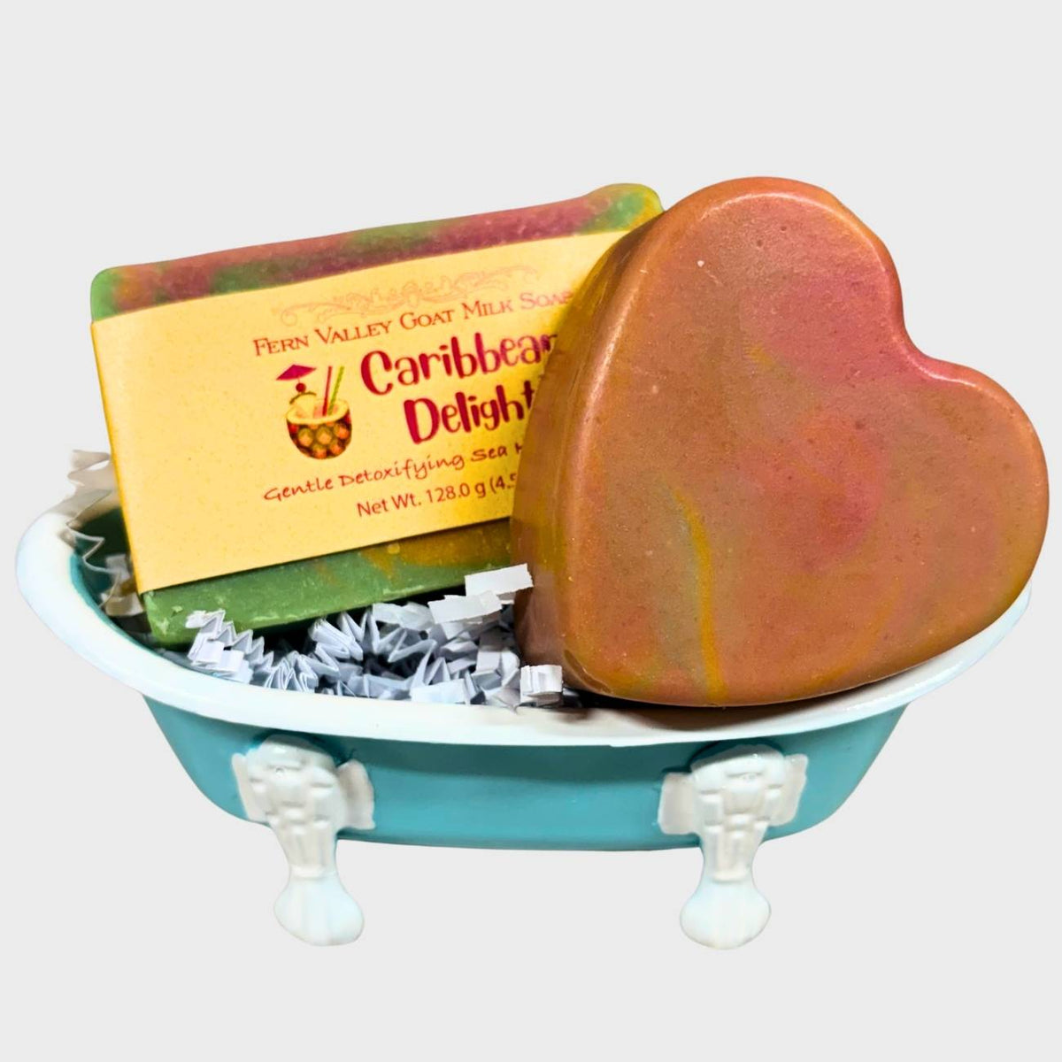 Handmade Goat Milk | Bathtub & Heart Duo