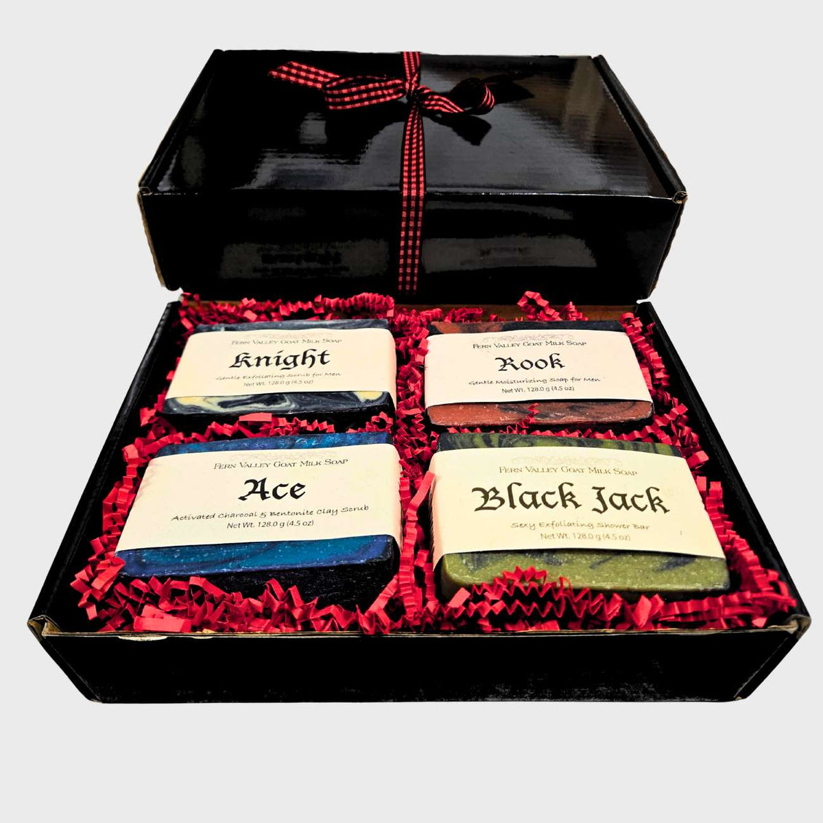 Handmade Goat Milk Soap | Four Masculine Shower Gift Box