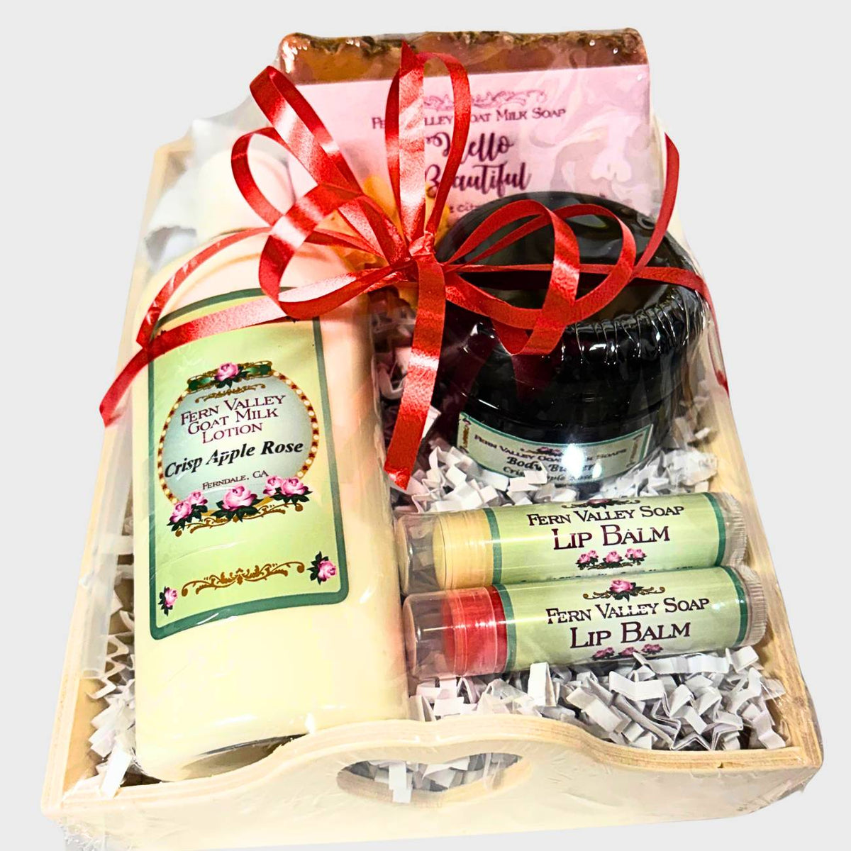 Handmade Goat Milk Soap & Lotion + Body Butter | Hello Beautiful Gift Tray