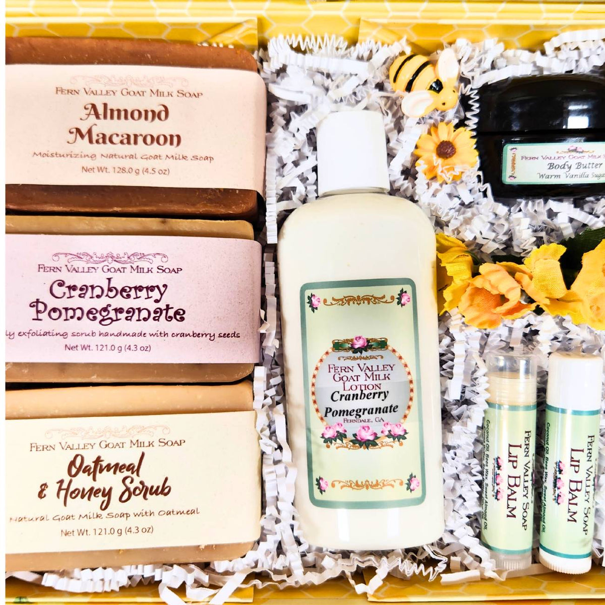 Handmade Goat Milk Soaps | Oh Honey Bee & Lotion Gift Box