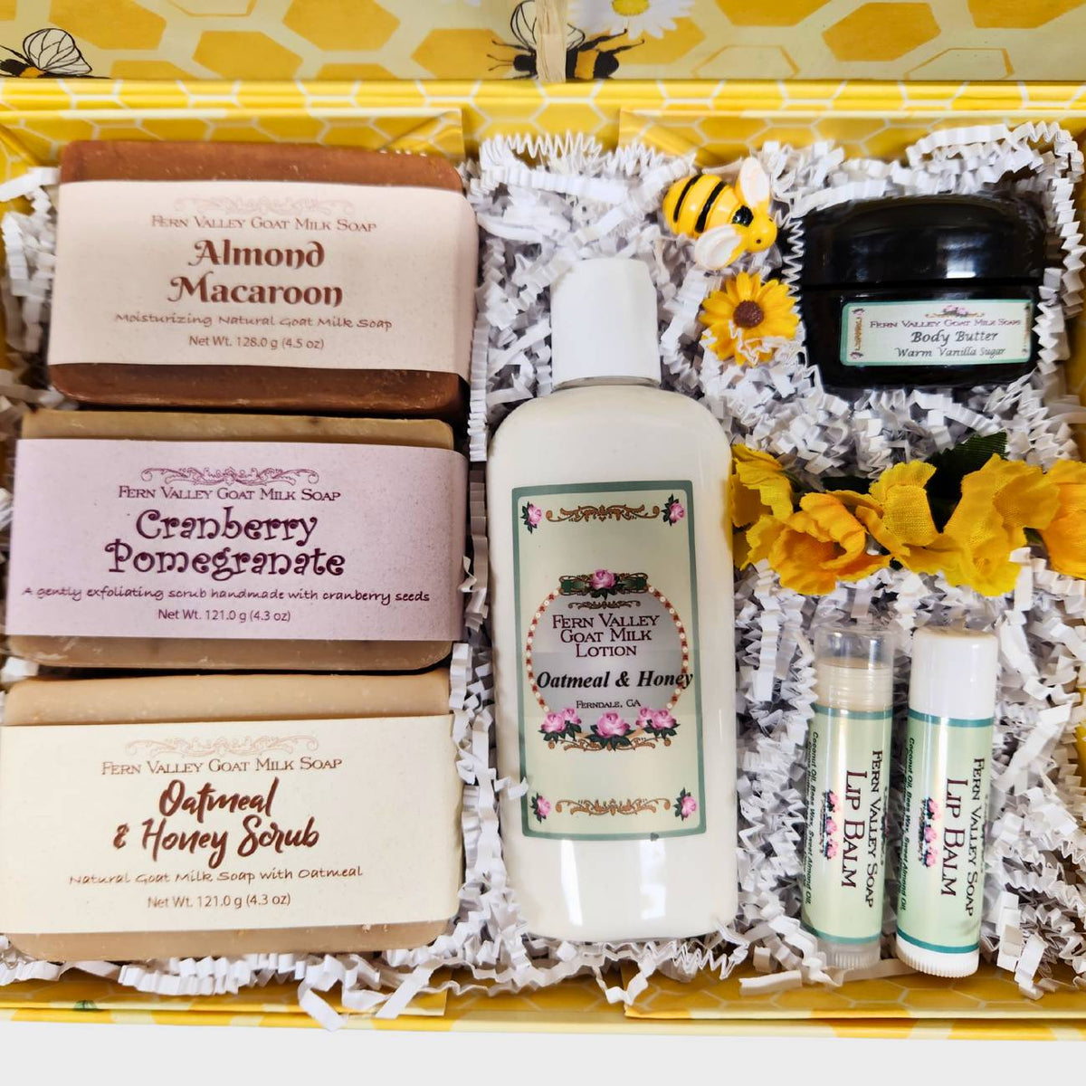 Handmade Goat Milk Soaps | Oh Honey Bee & Lotion Gift Box