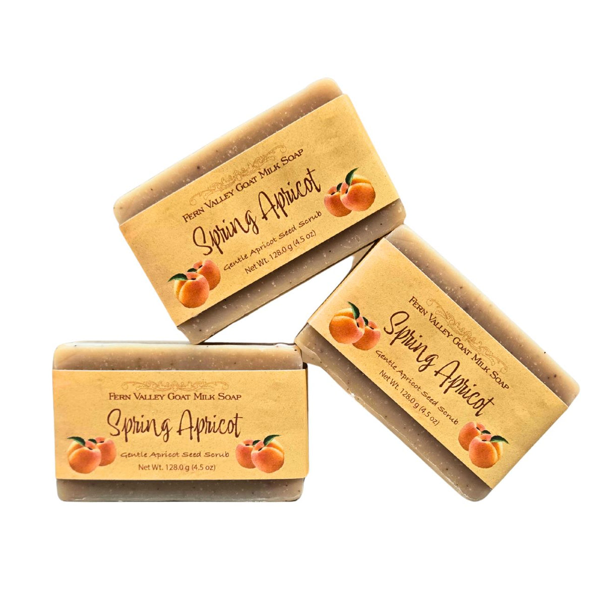Handmade Goat Milk Soap | Spring Apricot Exfoliating Scrub