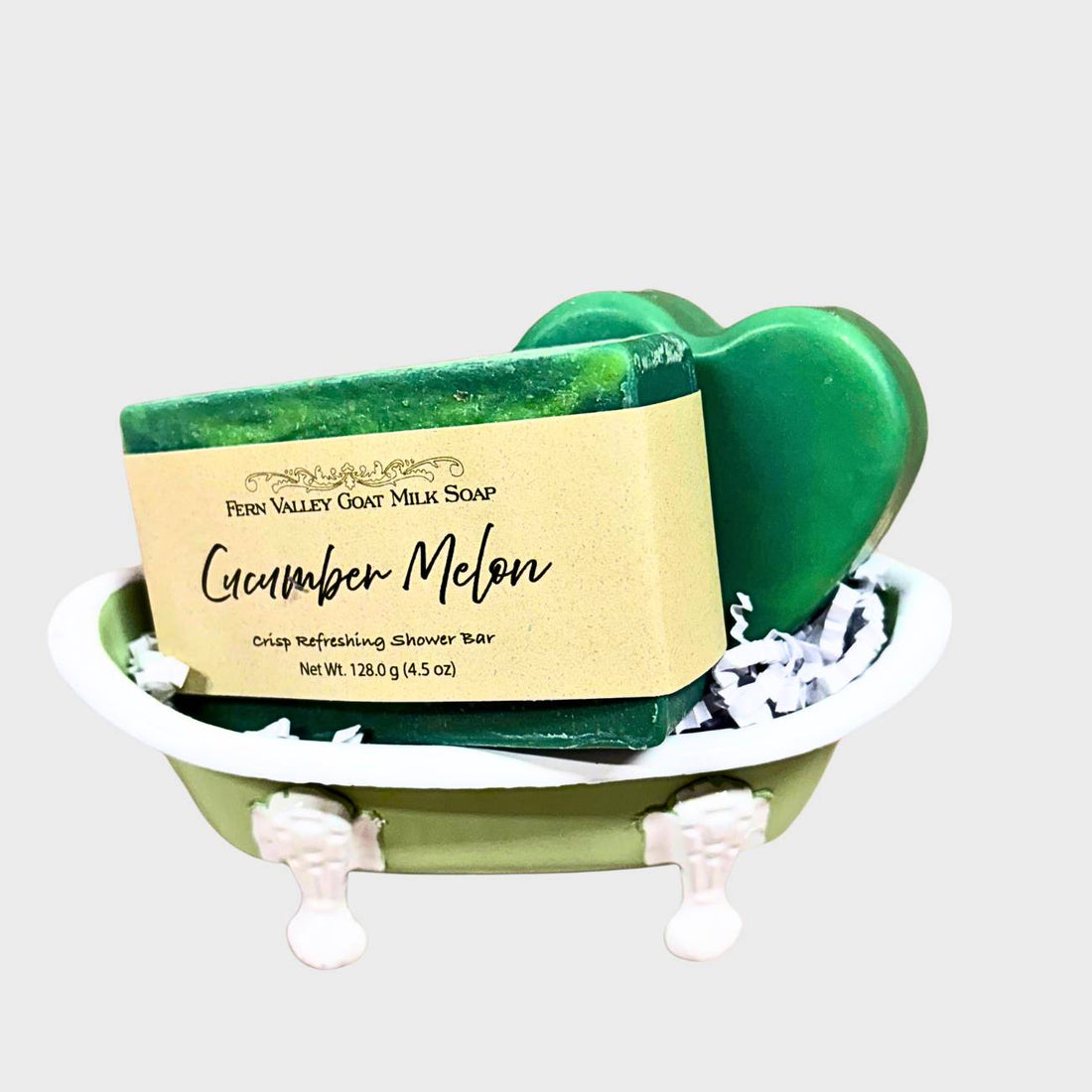 Handmade Goat Milk | Bathtub &amp; Heart Duo