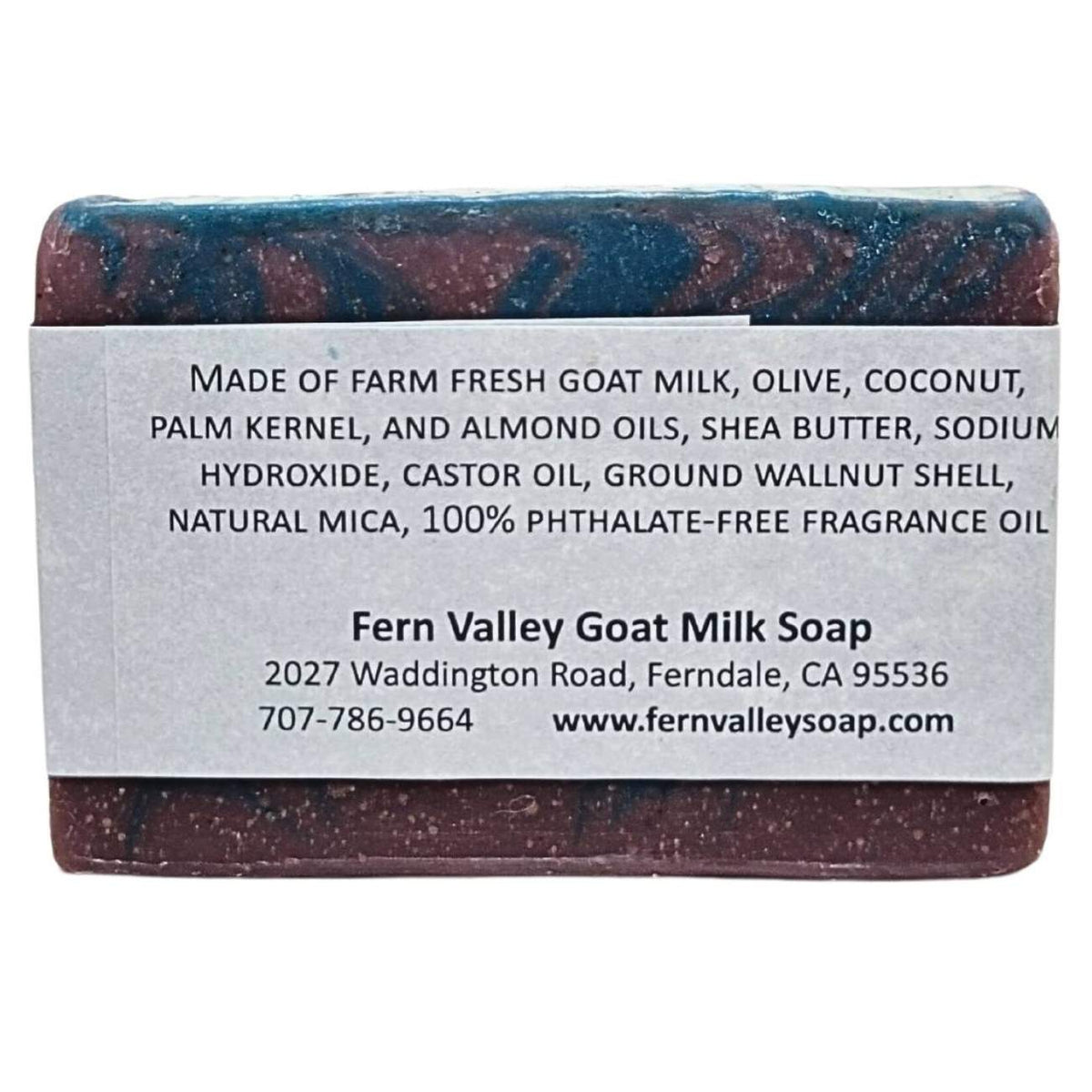 Natural Goat Milk Soap | Exfoliating Scrub | Blueberry Cobbler