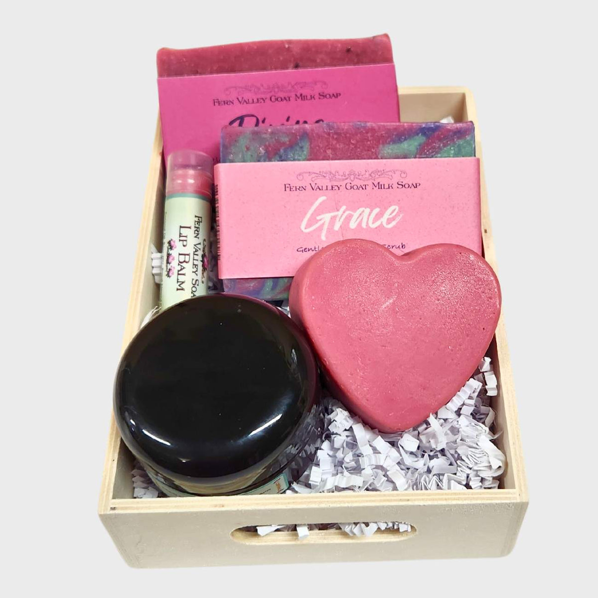 Handmade Goat Milk Soap + Body Butter |  Celebration Gift Crate for Her