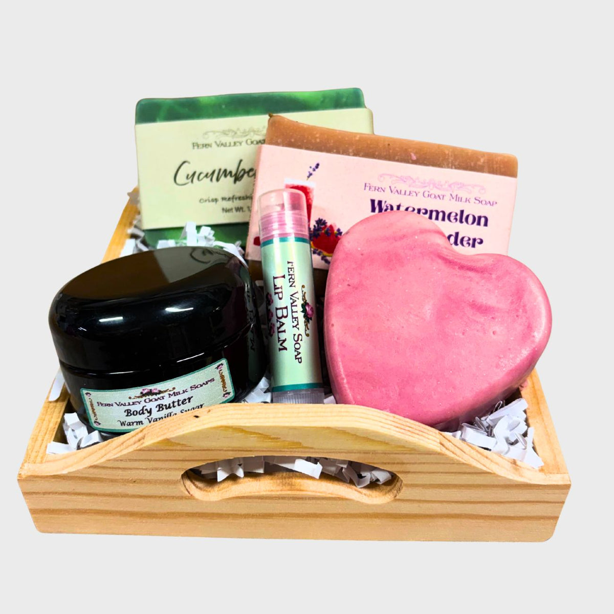 Handmade Goat Milk Soap + Body Butter |  Celebration Gift Crate for Her