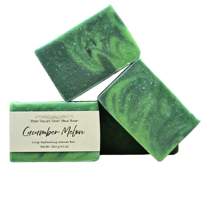Handmade Goat Milk Soap | Refreshing Cucumber Melon