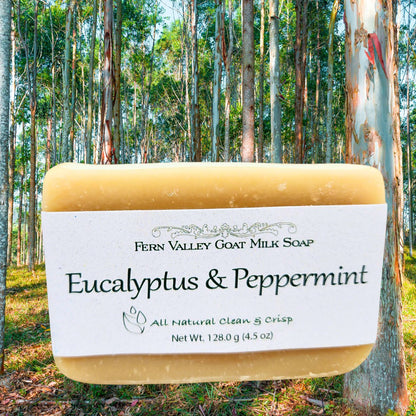 Handmade Goat Milk Soap | All Natural Eucalyptus &amp; Peppermint Soap