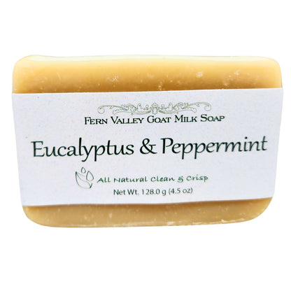 Handmade Goat Milk Soap | All Natural Eucalyptus &amp; Peppermint Soap