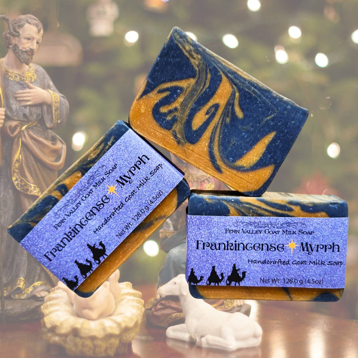Natural  Goat Milk Soap | Frankincense &amp; Myrrh Scrub