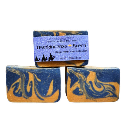 Natural  Goat Milk Soap | Frankincense &amp; Myrrh Scrub