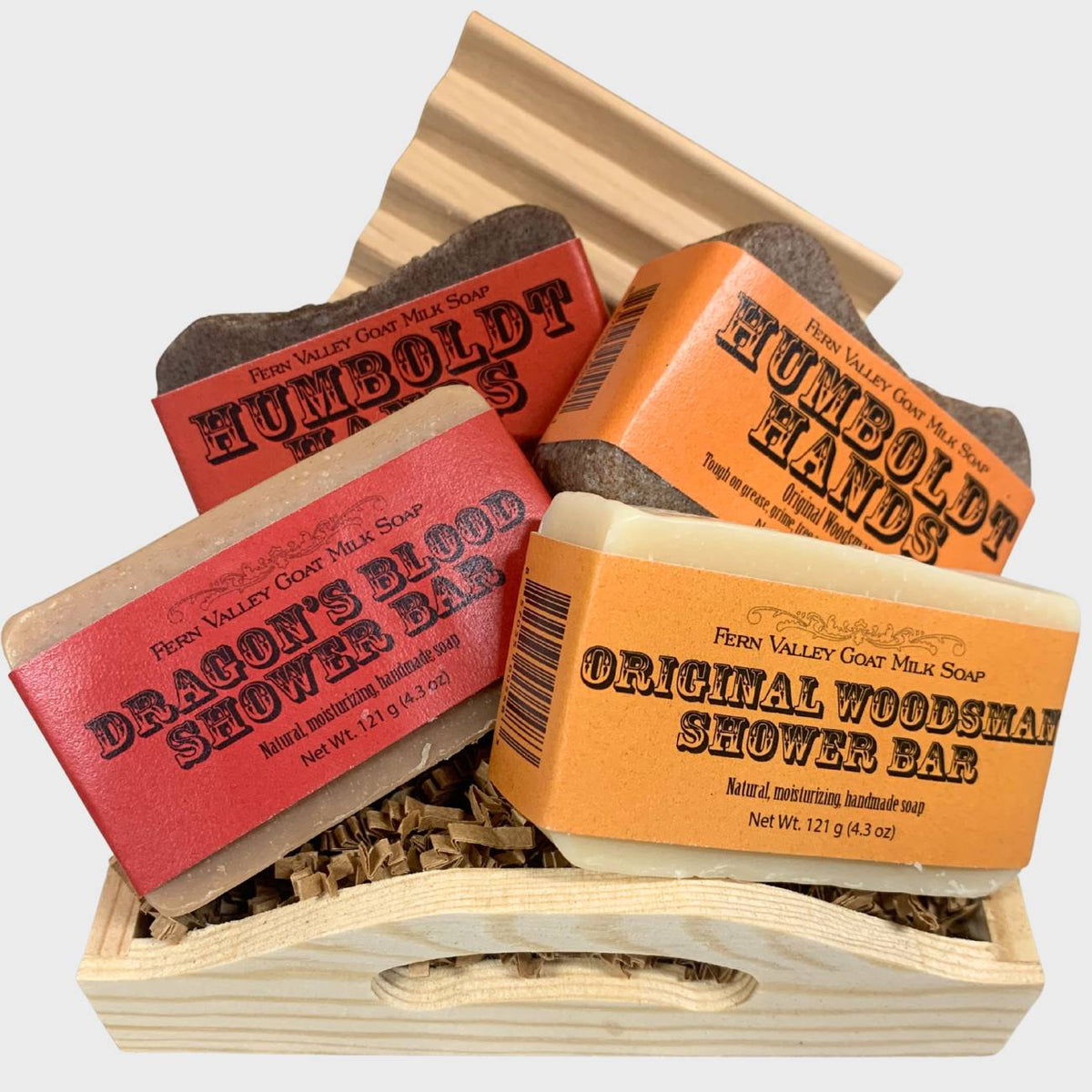 Handmade Goat Milk Soaps | Humboldt Hands | Gift Crate for Guys