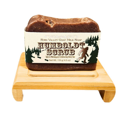 Natural Goat Milk Soap | Exfoliating Body Bar | Humboldt Scrub