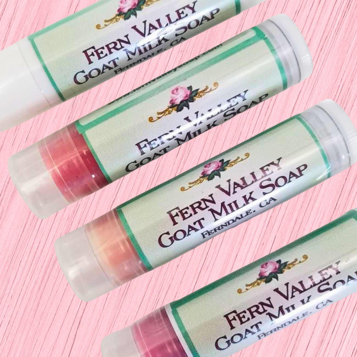 Natural Handmade Lip Balm | Fern Valley Goat Milk Soap |  Fun Flavors