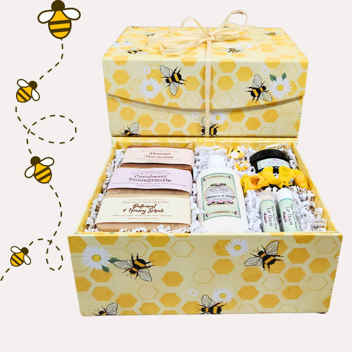 Handmade Goat Milk Soaps | Oh Honey Bee &amp; Lotion Gift Box