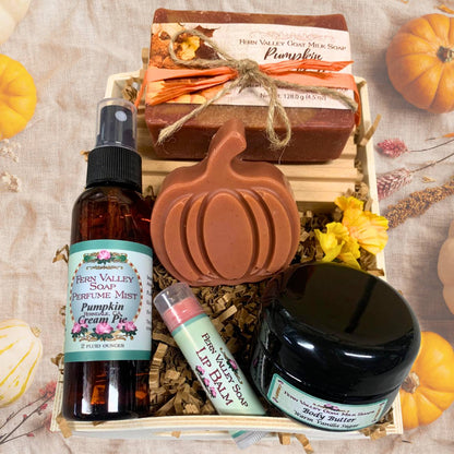 Handmade Goat Milk Soap + Body Butter &amp; Perfume | Pumpkin Patch Gift Crate
