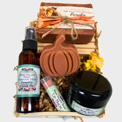 Handmade Goat Milk Soap + Body Butter &amp; Perfume | Pumpkin Patch Gift Crate