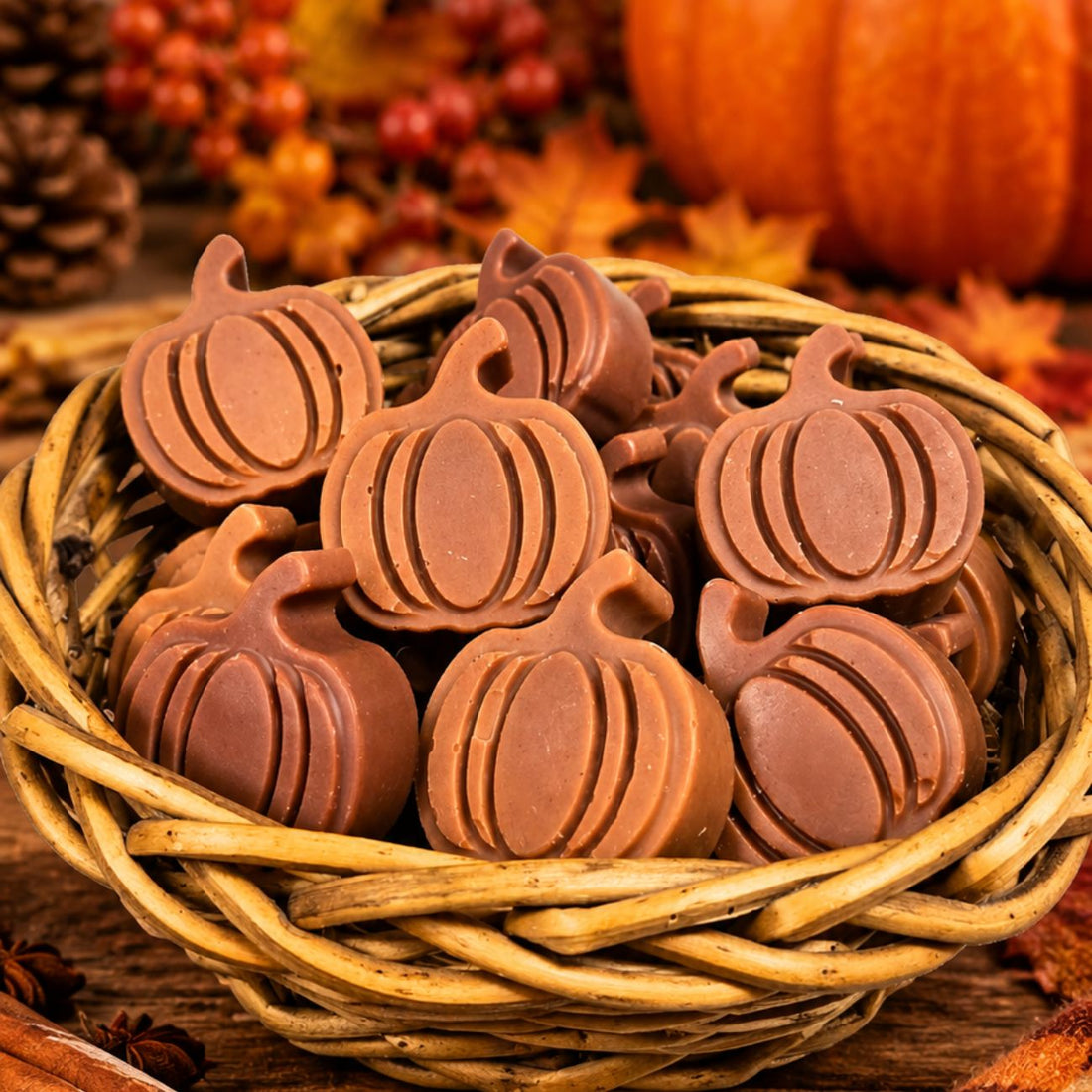Natural Goat Milk Soap | Pumpkin Shapes | Pumpkin Apple Butter | Exfoliating Scrub