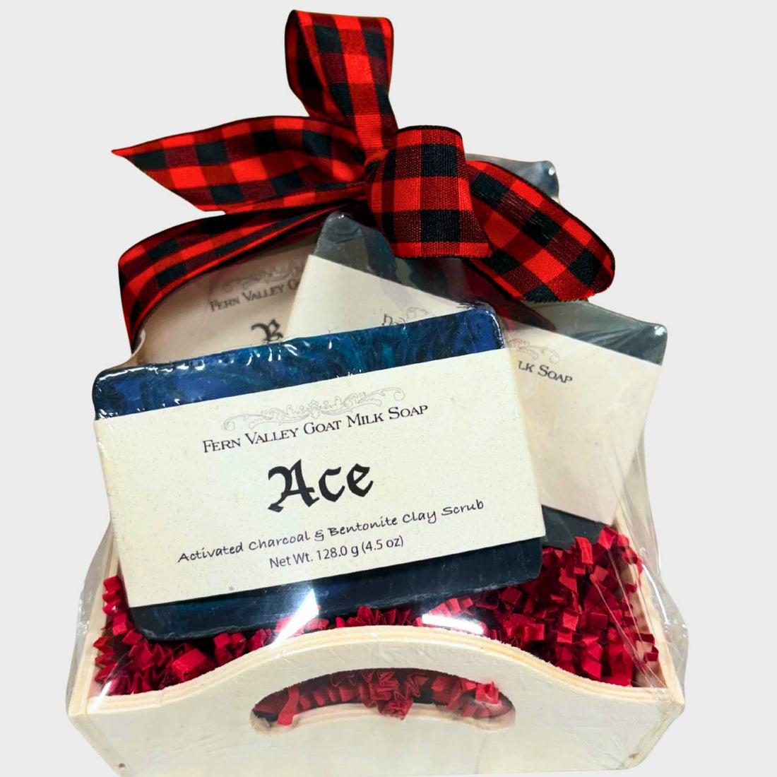 Handmade Goat Milk Soap | Valentine Gift Crate |  Four Sexy Masculine Bars