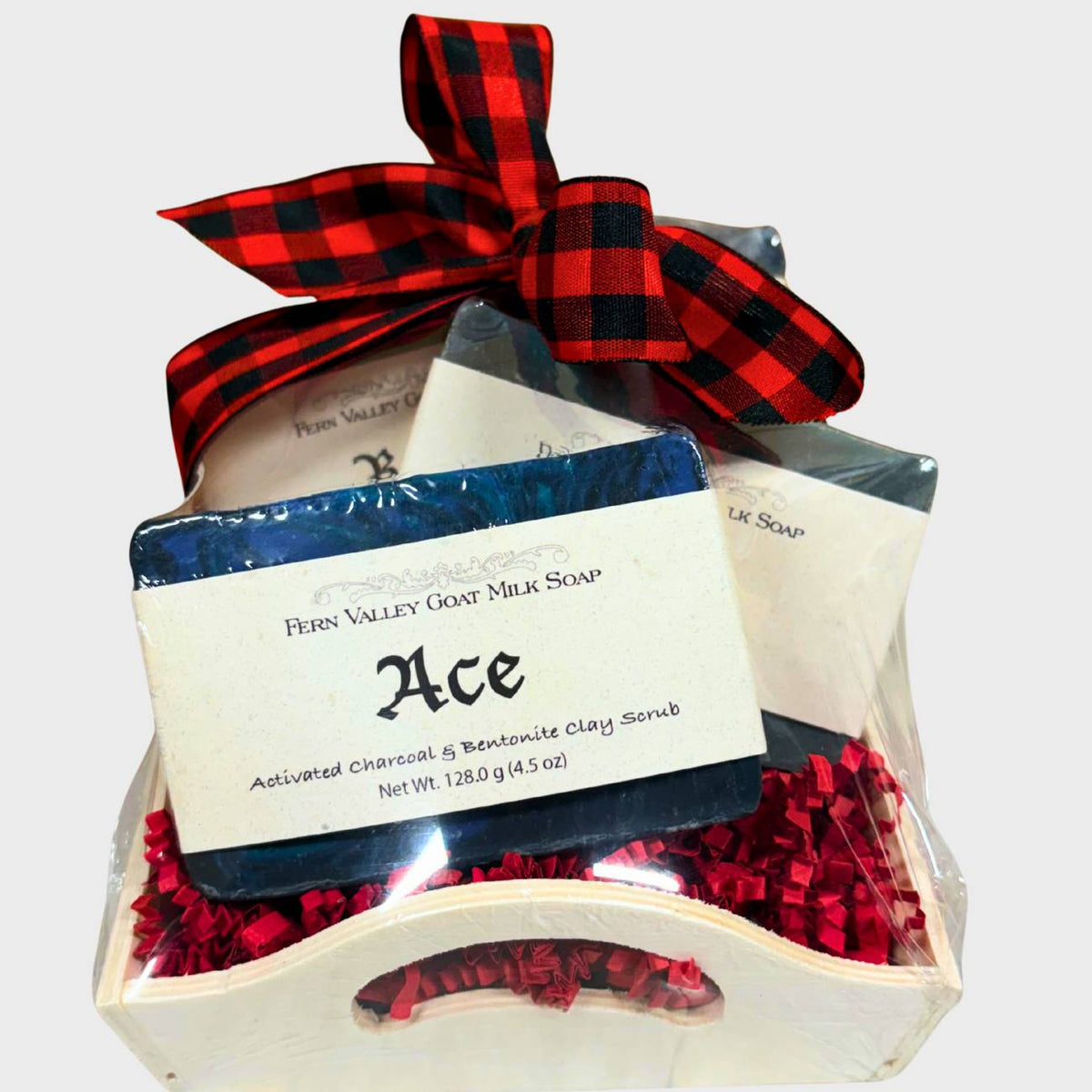 Handmade Goat Milk Soap | Valentine Gift Crate |  Four Sexy Masculine Bars
