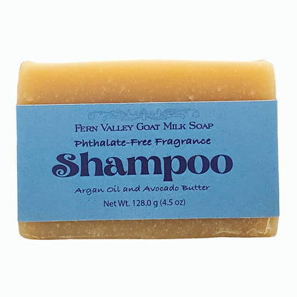 Handmade Goat Milk Shampoo Bar |  Argan Oil &amp; Avocado Butter | For Him