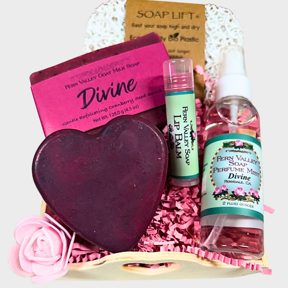 Handmade Goat Milk Soap | Sweet Heart Gift Tray