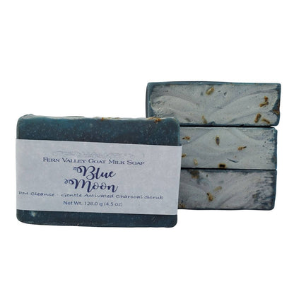 Handmade Goat Milk Soap | Three Full-Size Bars + Two Flavored Lip Balms